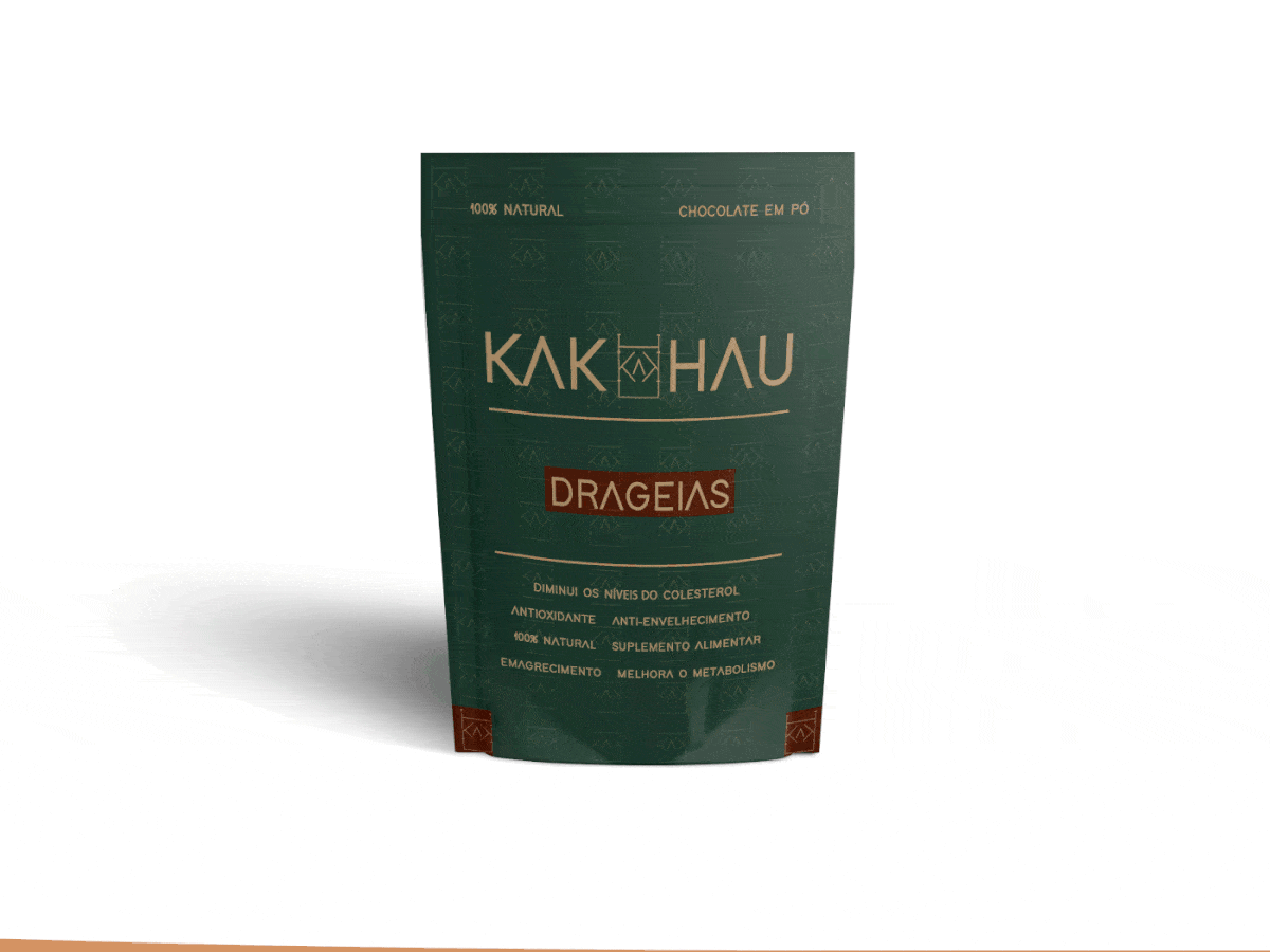 Drageias KAKHAU embalagem verde